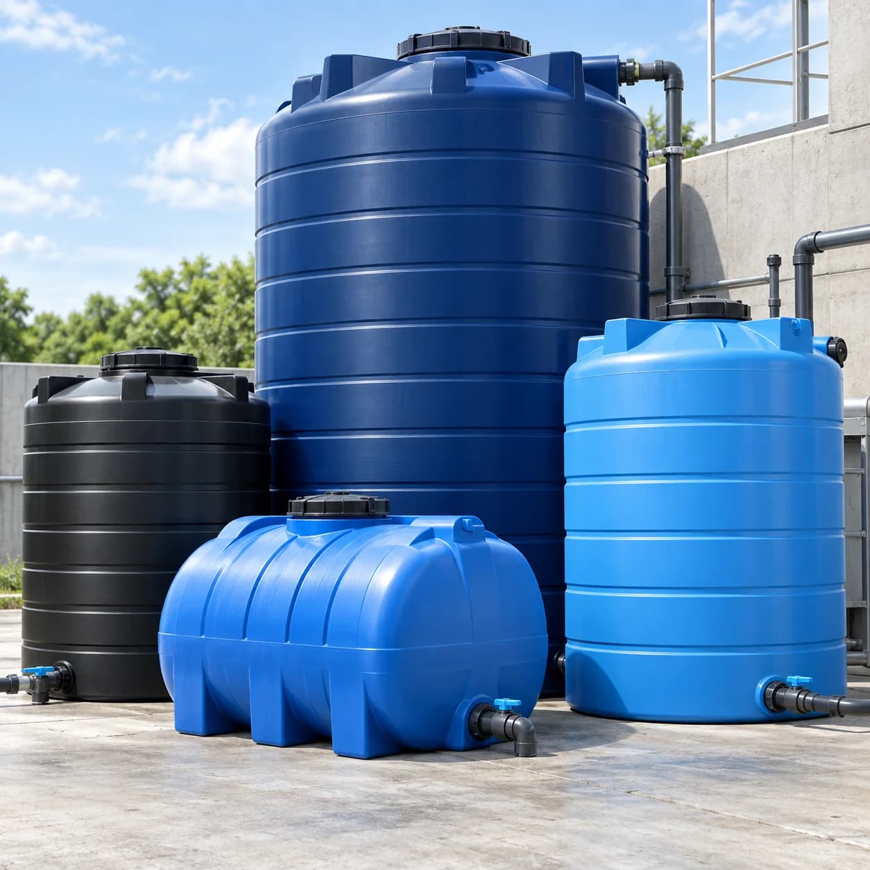 خزان بولي إيثيلين LLDPE HDPE