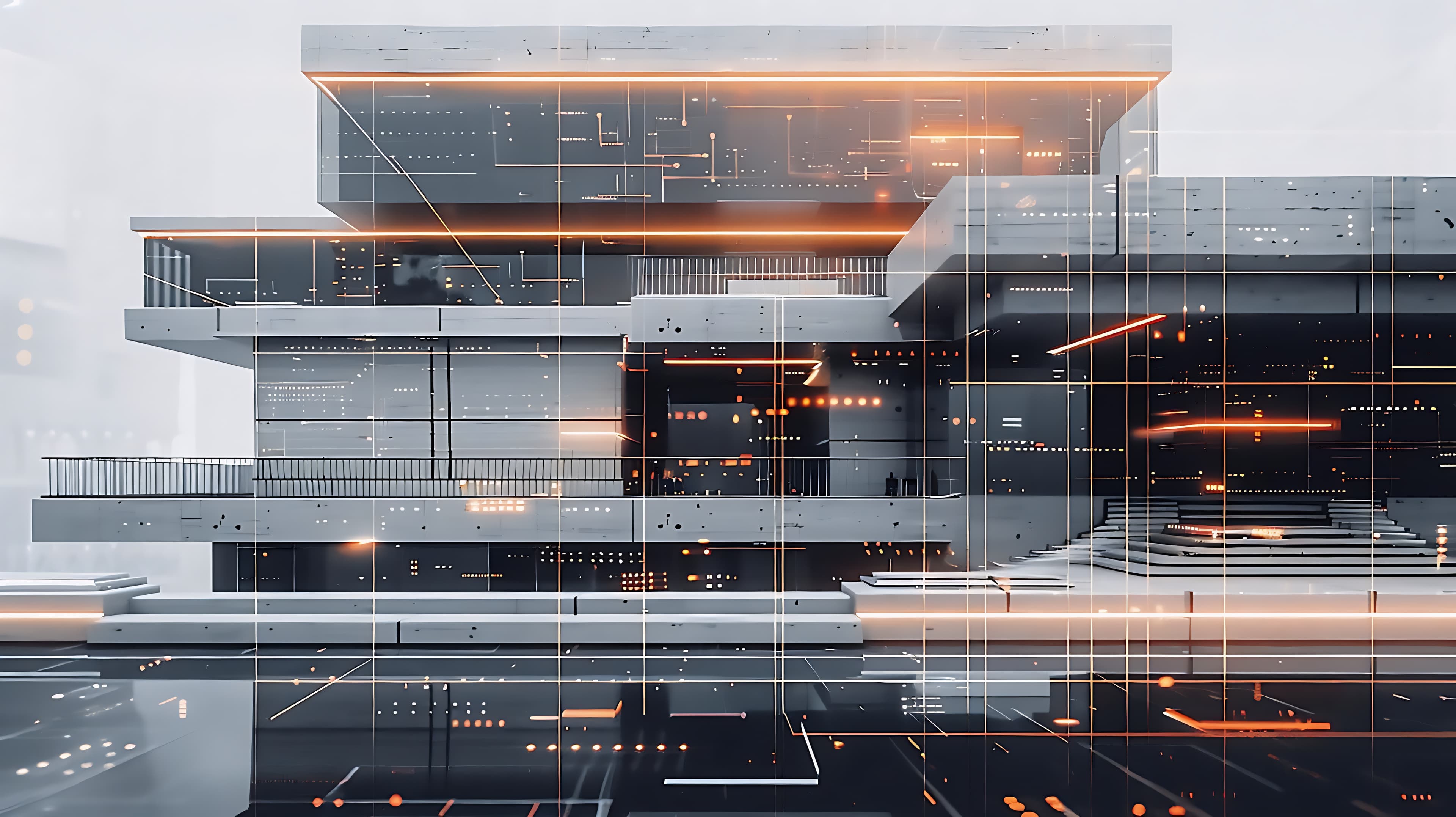 سحابة نقاط محوّلة إلى نموذج BIM