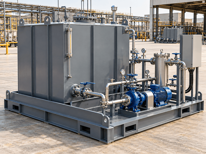 Skid-Mounted Tank System